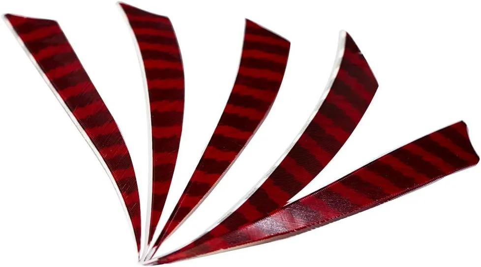 50pcs Turkey Feather Fletching 4'' / 5'' Right Wing Arrow Feathers Vanes for Wooden Bamboo Arrows