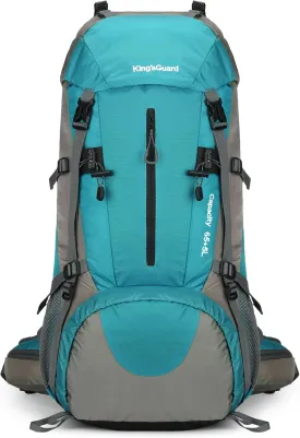 70L Camping Hiking Backpack with Rain Cover Waterproof Backpacking Backpack for Hiking Treeking Climbing Outdoor