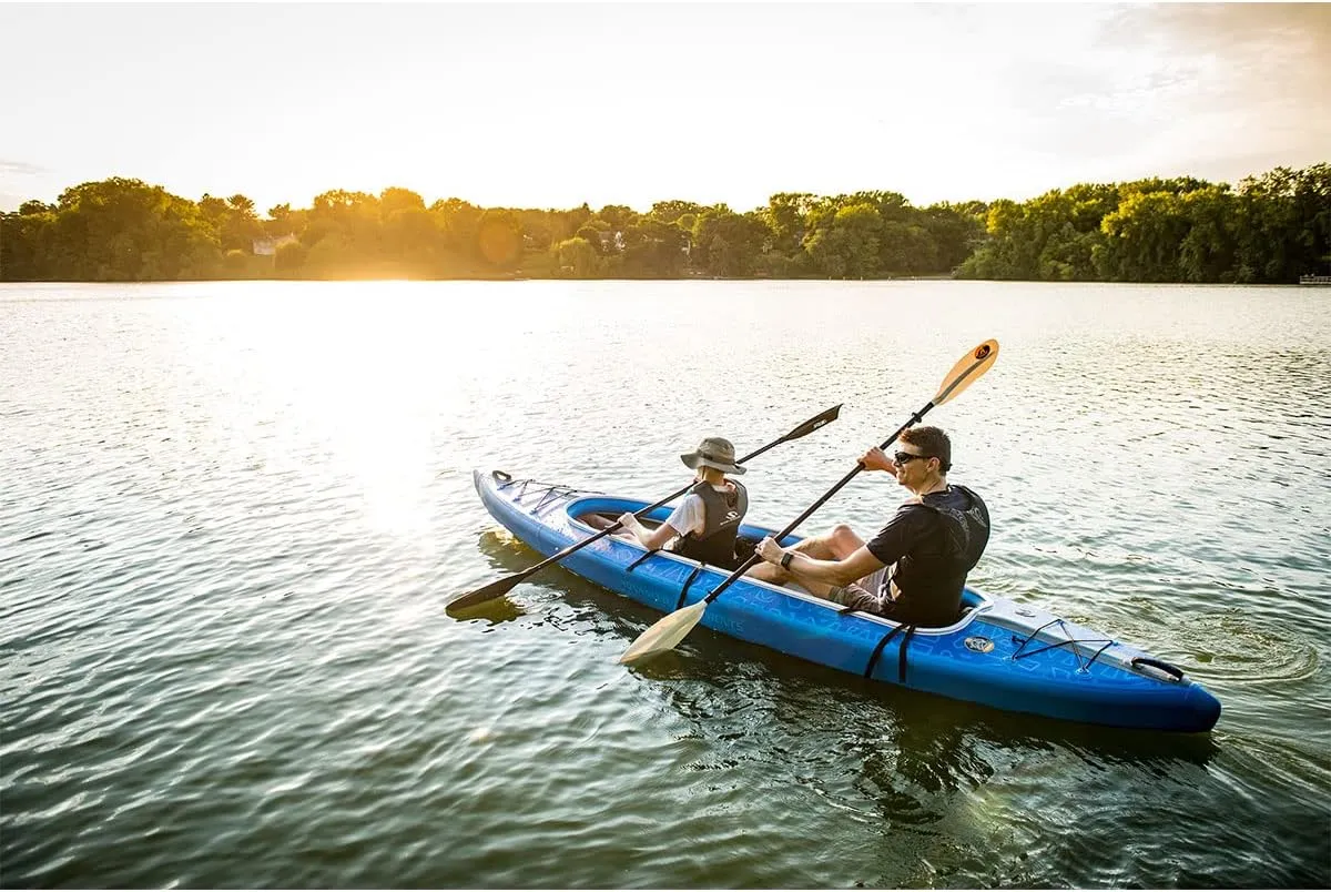 Advanced Elements - AirVolution2 Tandem Inflatable Kayak with Drop-Stitch and Carry Bag