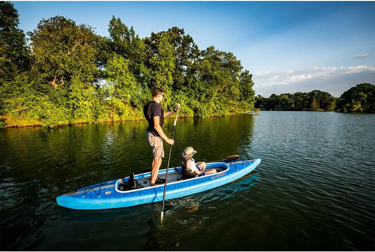 Advanced Elements - AirVolution2 Tandem Inflatable Kayak with Drop-Stitch and Carry Bag
