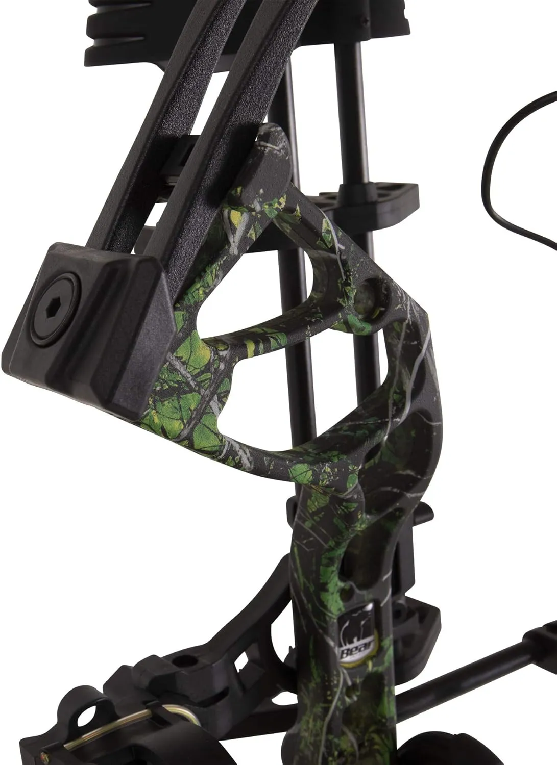 Bear Archery Royale Ready to Hunt Compound Bow Package for Adults and Youth, 12- 27 Draw Length, 5-50 Lbs Draw Weight, Up to 290 FPS, Limbs Made in USA, Limited Life-Time Warranty