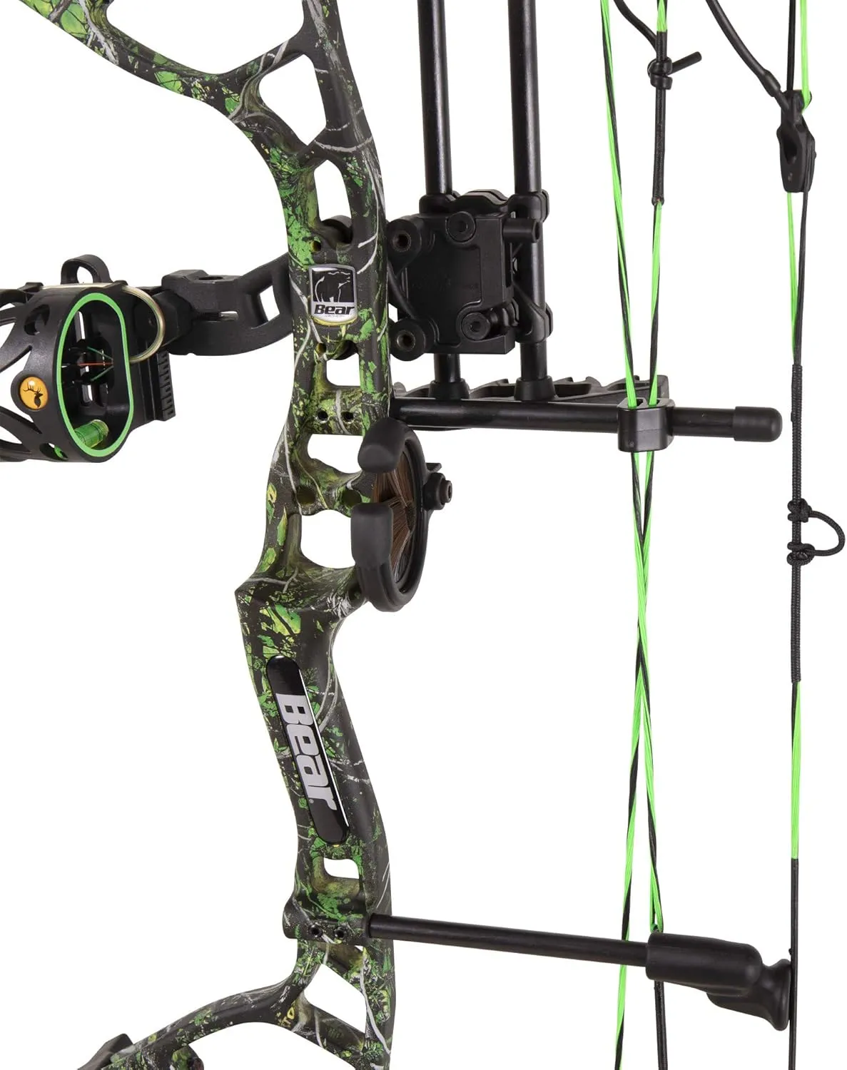 Bear Archery Royale Ready to Hunt Compound Bow Package for Adults and Youth, 12- 27 Draw Length, 5-50 Lbs Draw Weight, Up to 290 FPS, Limbs Made in USA, Limited Life-Time Warranty