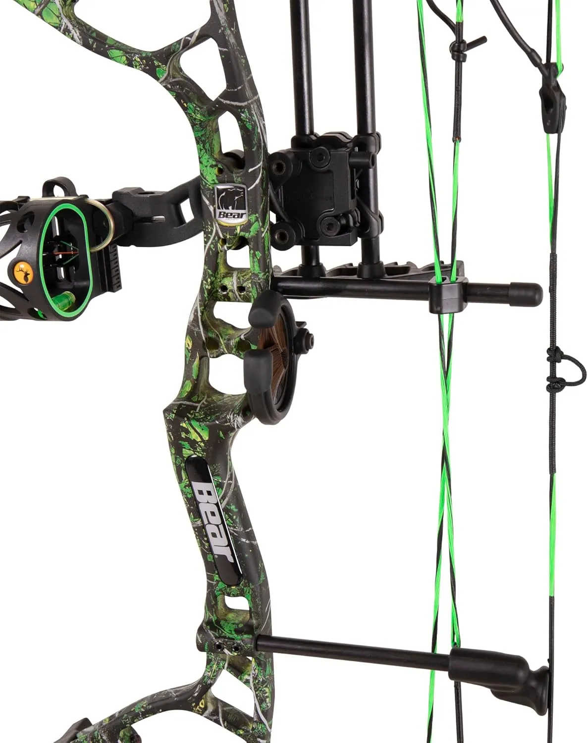 Bear Archery Royale Ready to Hunt Compound Bow Package for Adults and Youth, 12- 27 Draw Length, 5-50 Lbs Draw Weight, Up to 290 FPS, Limbs Made in USA, Limited Life-Time Warranty