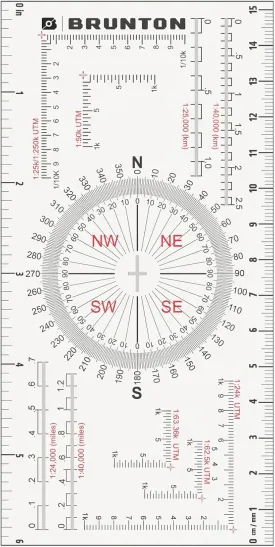 Brunton Map Multi-Tool Card