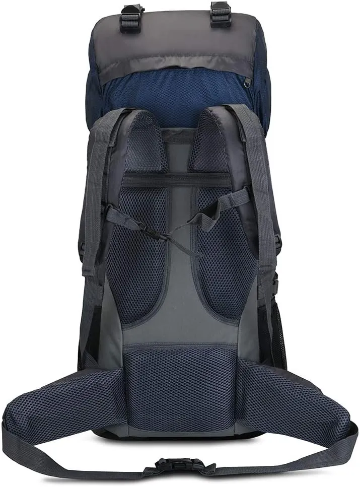 Bseash 60L Internal Frame Waterproof Hiking Camping Backpack with Rain Cover, Large Outdoor Sport Travel Daypack Rucksack