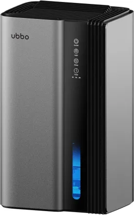 Dehumidifiers for Home, 850 sq.ft 95oz Dehumidifier with Drain Hose Timer Sleep Mode Auto-Off 7 Colors Light, Dehumidifier for Bedroom Bathroom Basements RV Grey