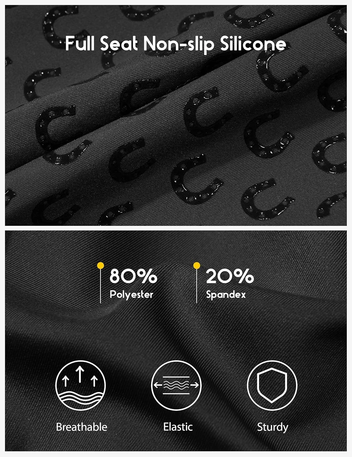 FitsT4 Sports Girls Horse Riding Pants Full Seat Silicone Kids Equestrian Breeches Horseback Pockets Youth Schooling Tights