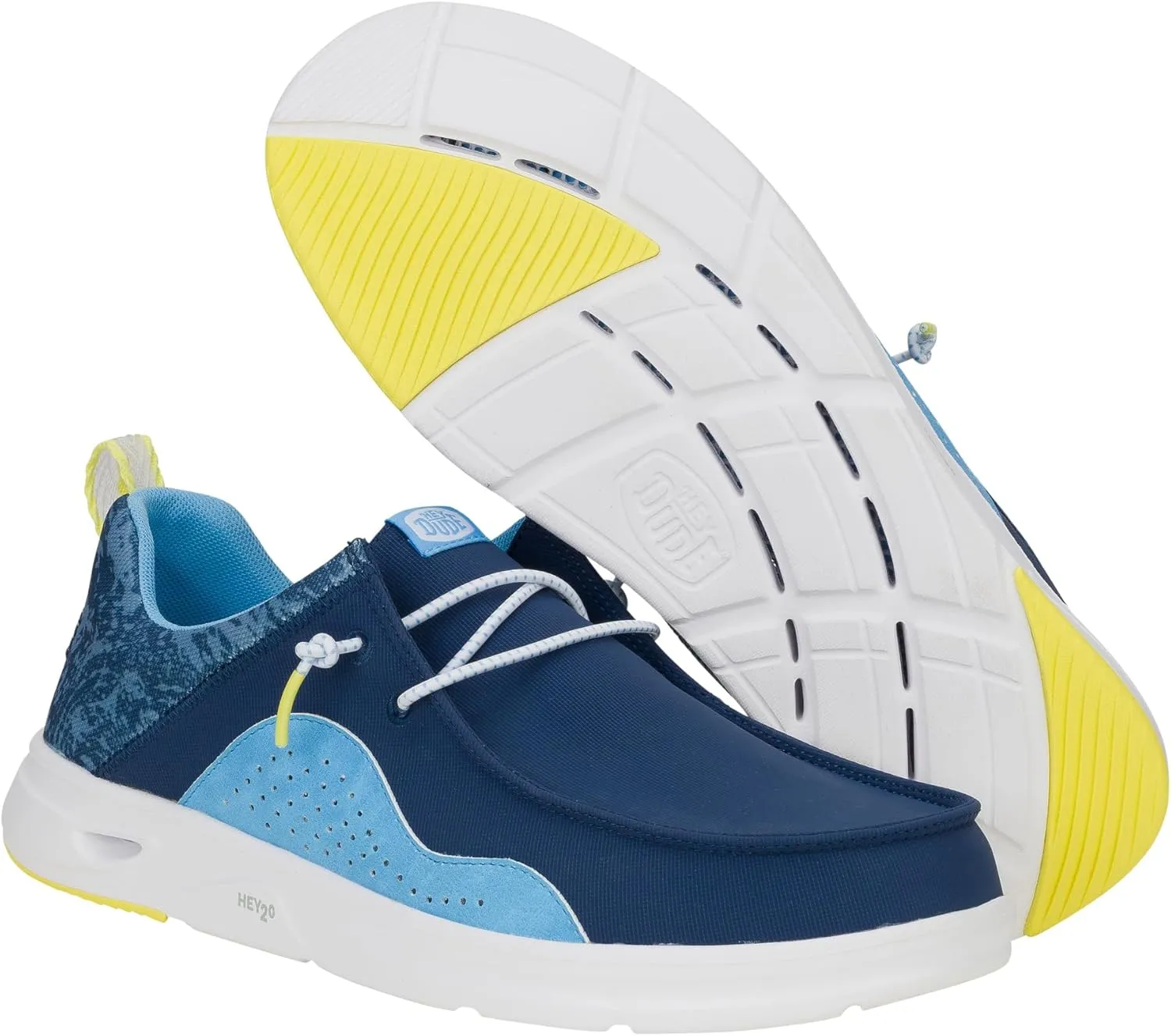 HEYDUDE Wally Hey2O Mesh, Mens Shoes, Men's Slip-on Loafers, Comfortable & Light-Weight