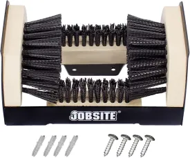JobSite The Original Boot Scrubber - All Weather Industrial Shoe Cleaner & Scraper Brush, pack of 6
