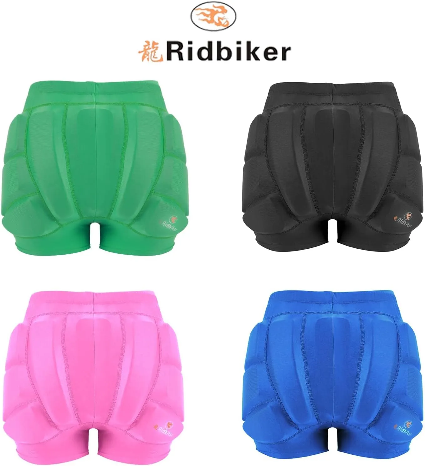 Kids Hip Butt Protection Pads Shorts, Youth Child 3D Tailbone Protective Padded Short Pants for Hockey Roller Skating Skateboarding Scooter Skiing Skating Snowboard