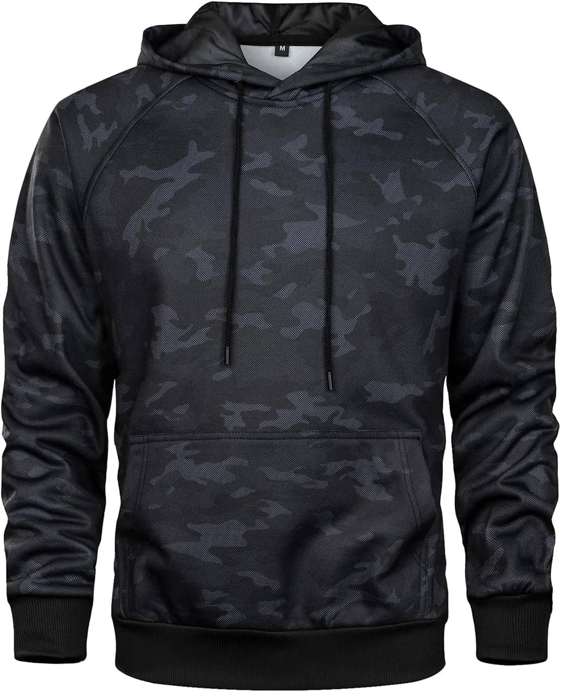 LBL Leading the Better Life Men's Solid Pullover Hoodies Sports Soft Blend Fleece Hooded Sweatshirts with Kangaroo Pocket