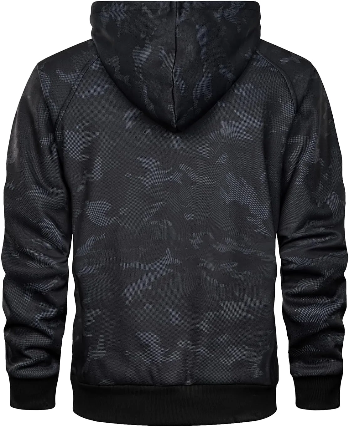 LBL Leading the Better Life Men's Solid Pullover Hoodies Sports Soft Blend Fleece Hooded Sweatshirts with Kangaroo Pocket