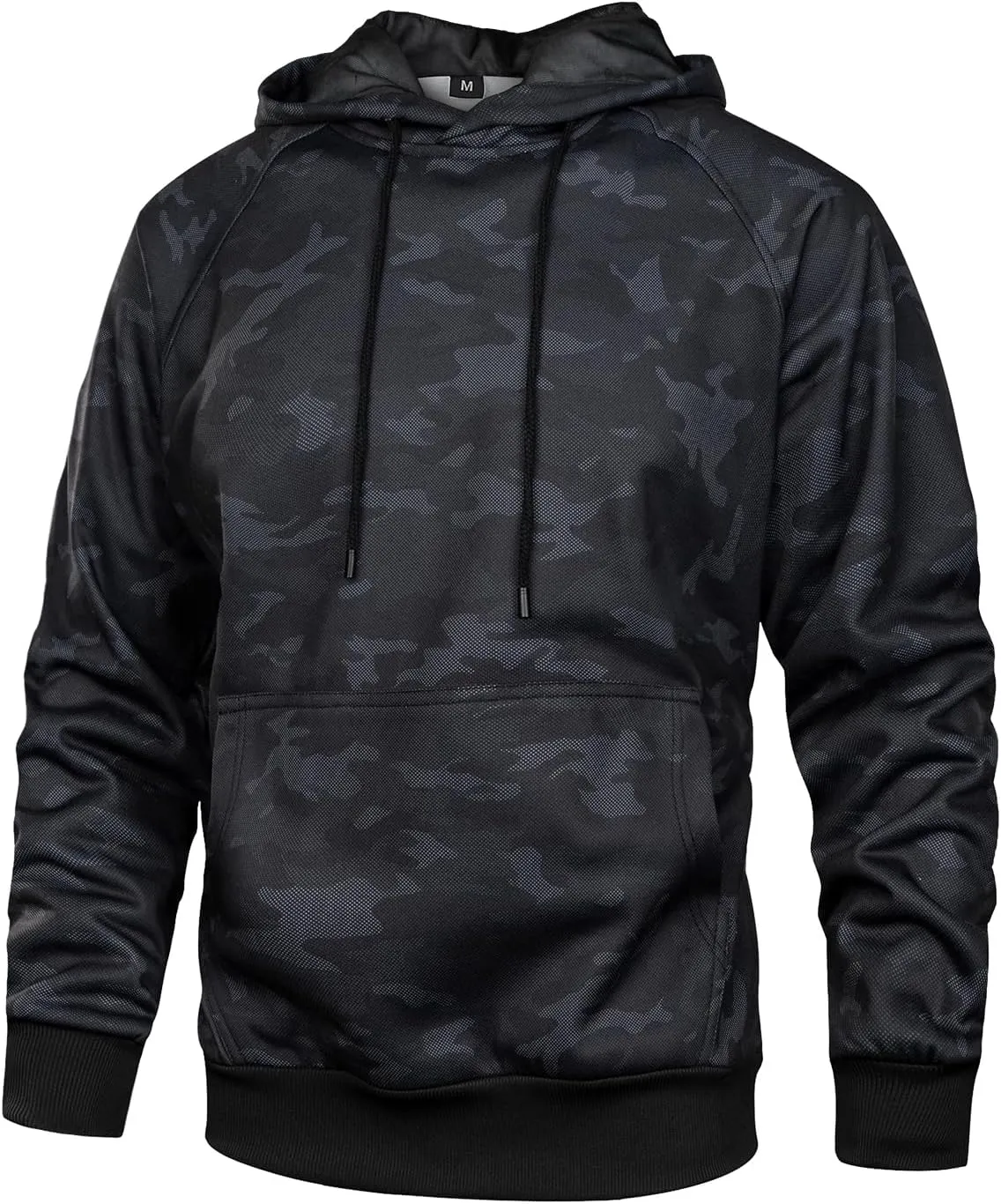 LBL Leading the Better Life Men's Solid Pullover Hoodies Sports Soft Blend Fleece Hooded Sweatshirts with Kangaroo Pocket