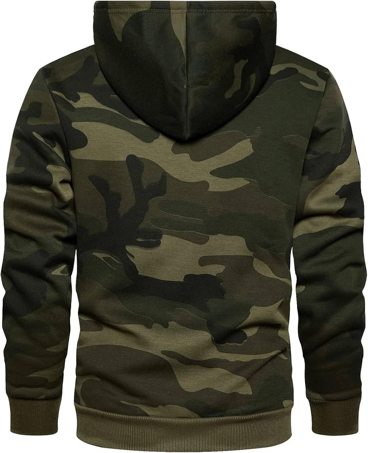 LBL Leading the Better Life Men's Solid Pullover Hoodies Sports Soft Blend Fleece Hooded Sweatshirts with Kangaroo Pocket