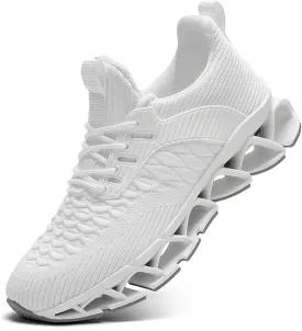 Mens Slip on Running Walking Shoes Blade Tennis Casual Fashion Sneakers Comfort Non Slip Work Sport Athletic Trainer