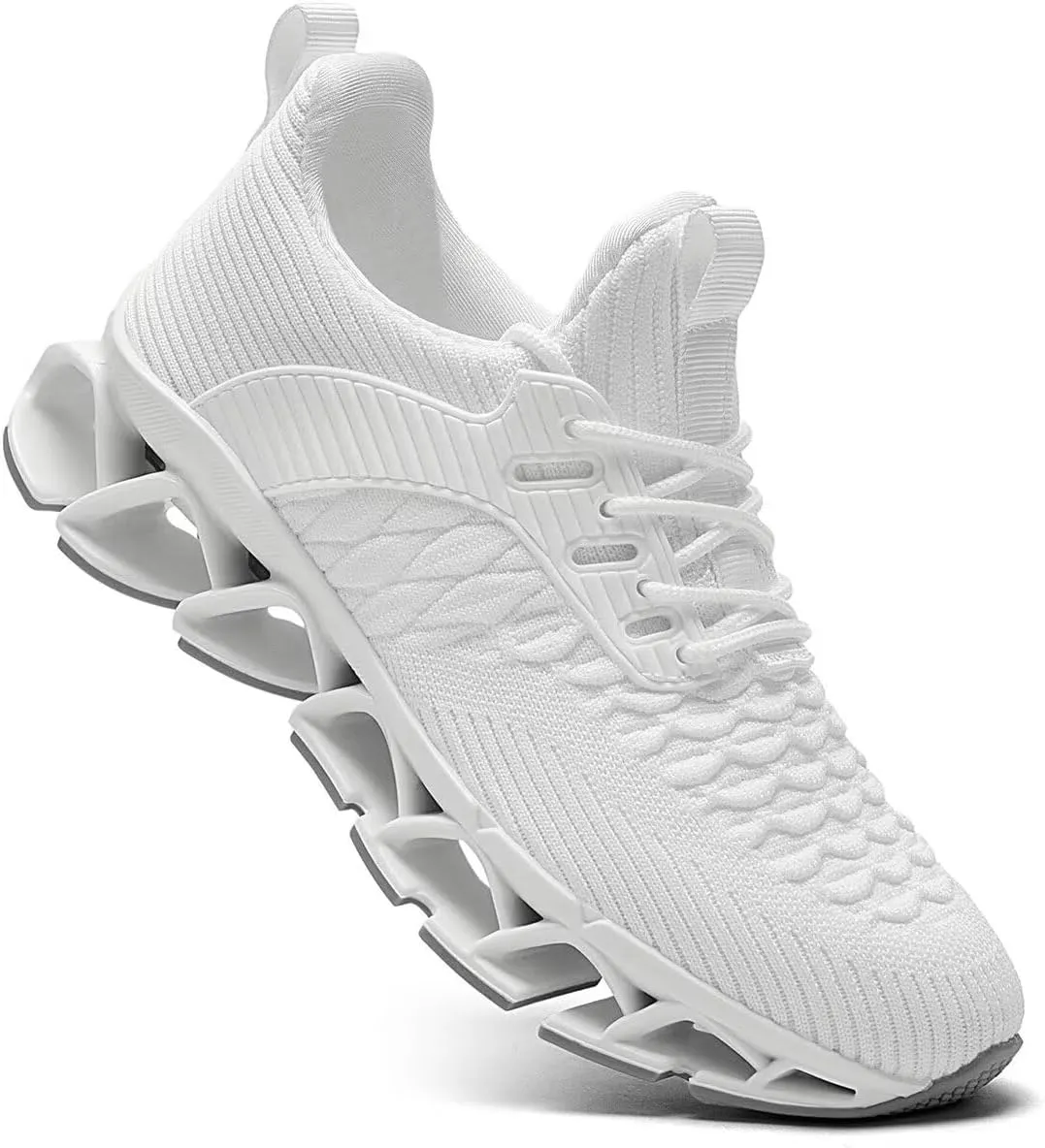 Mens Slip on Running Walking Shoes Blade Tennis Casual Fashion Sneakers Comfort Non Slip Work Sport Athletic Trainer