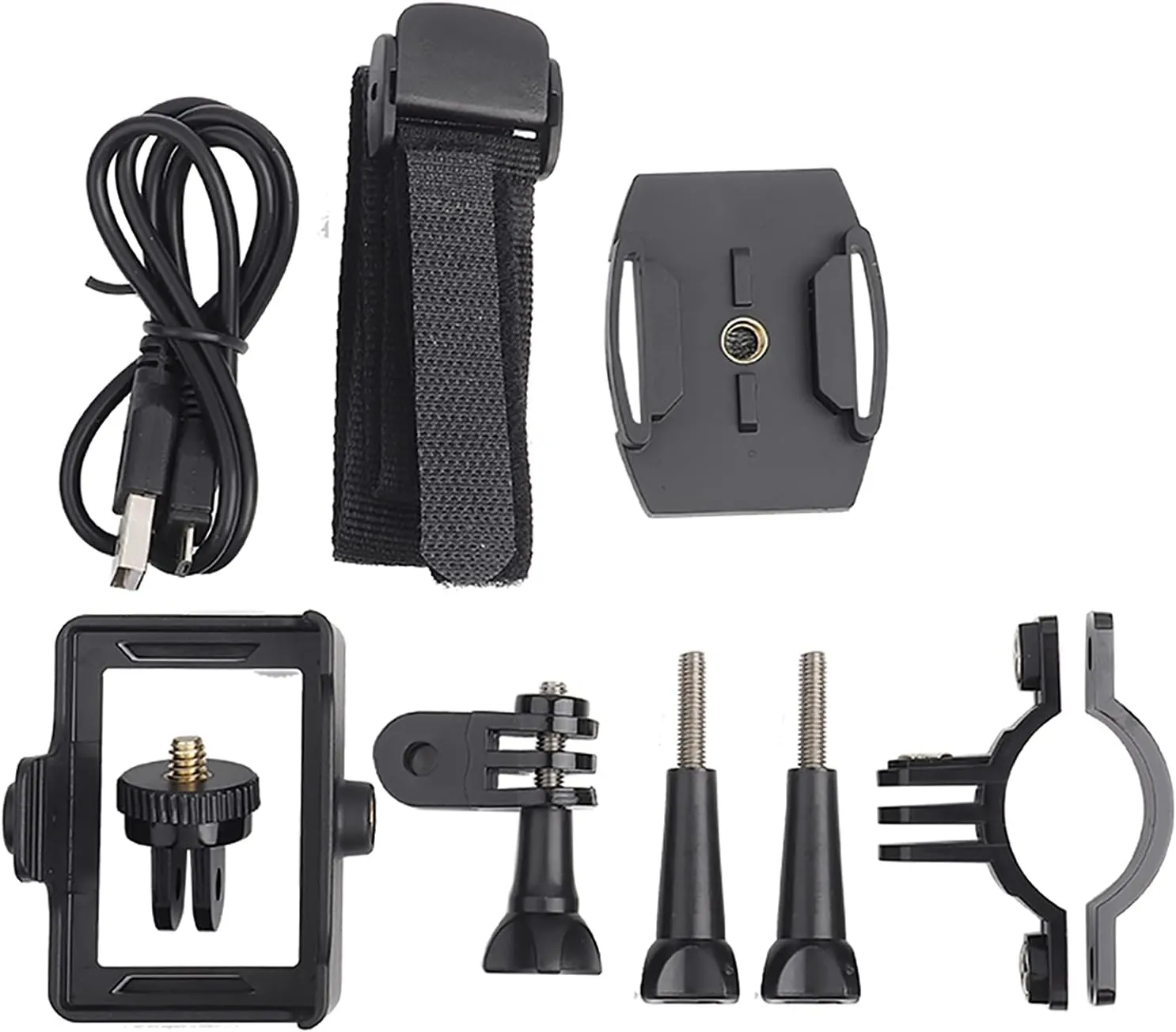 Mini Action Camera, 1080P 12MP Sports Camera Full HD 2.0 Inch Action Cam 30m/98ft Underwater Camera with Mounting Accessories Kits
