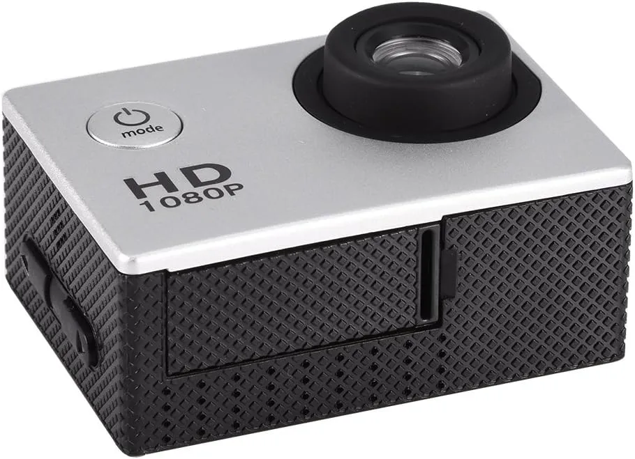 Mini Action Camera, 1080P 12MP Sports Camera Full HD 2.0 Inch Action Cam 30m/98ft Underwater Camera with Mounting Accessories Kits