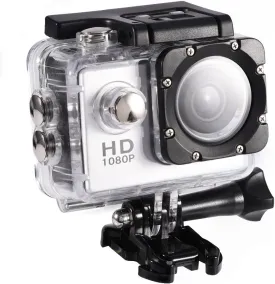 Mini Action Camera, 1080P 12MP Sports Camera Full HD 2.0 Inch Action Cam 30m/98ft Underwater Camera with Mounting Accessories Kits