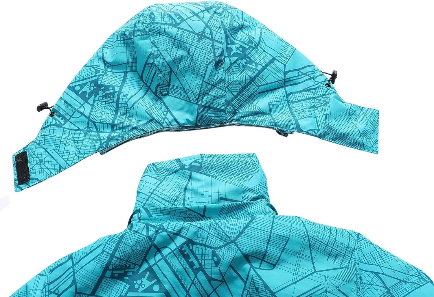 OTU Women's Waterproof Ski Jacket Snowboarding Windbreaker Warm Winter Hooded Mountain Snow Coat