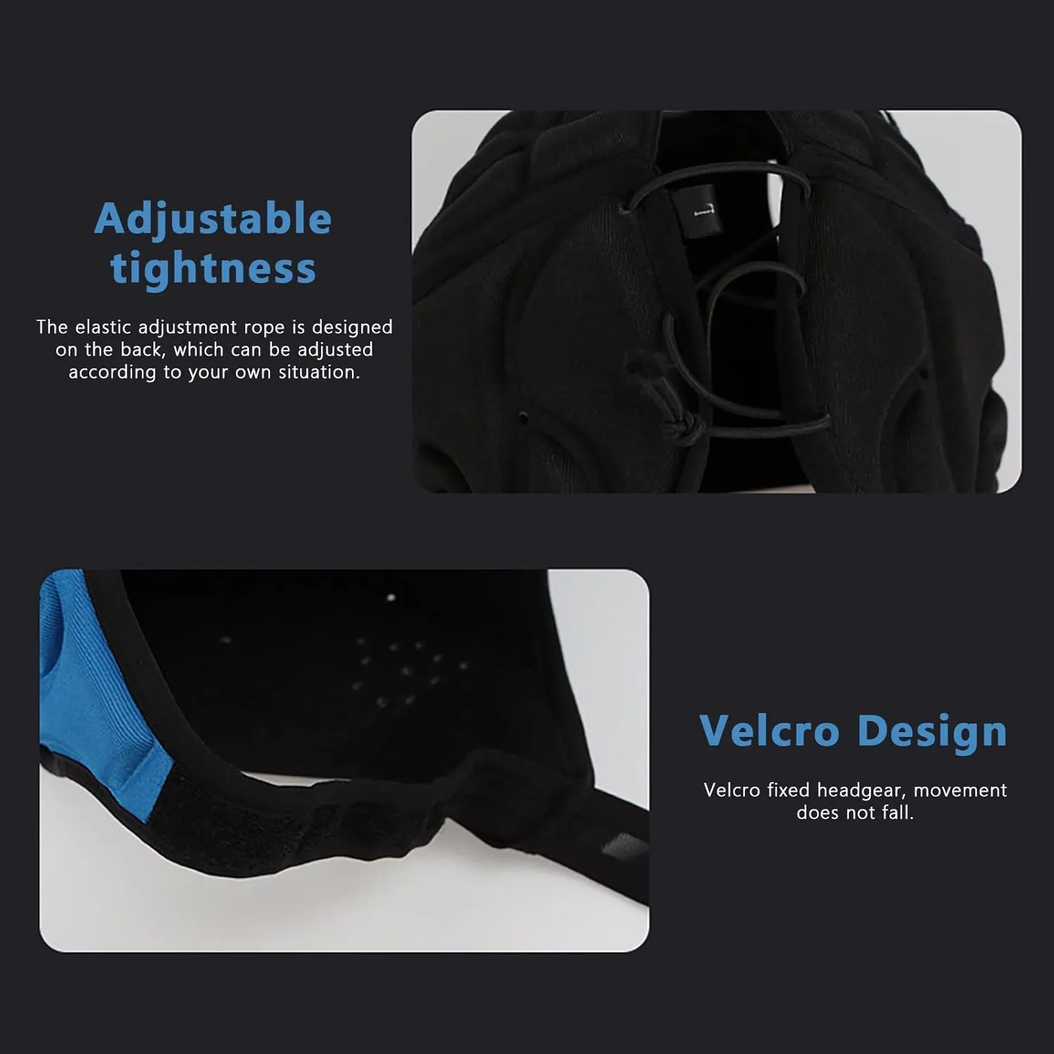 Padded Headgear 7v7 Soft Shell Head Protection Helmet Adjustable Football Goalkeeper Helmet Rugby Helmet Adult