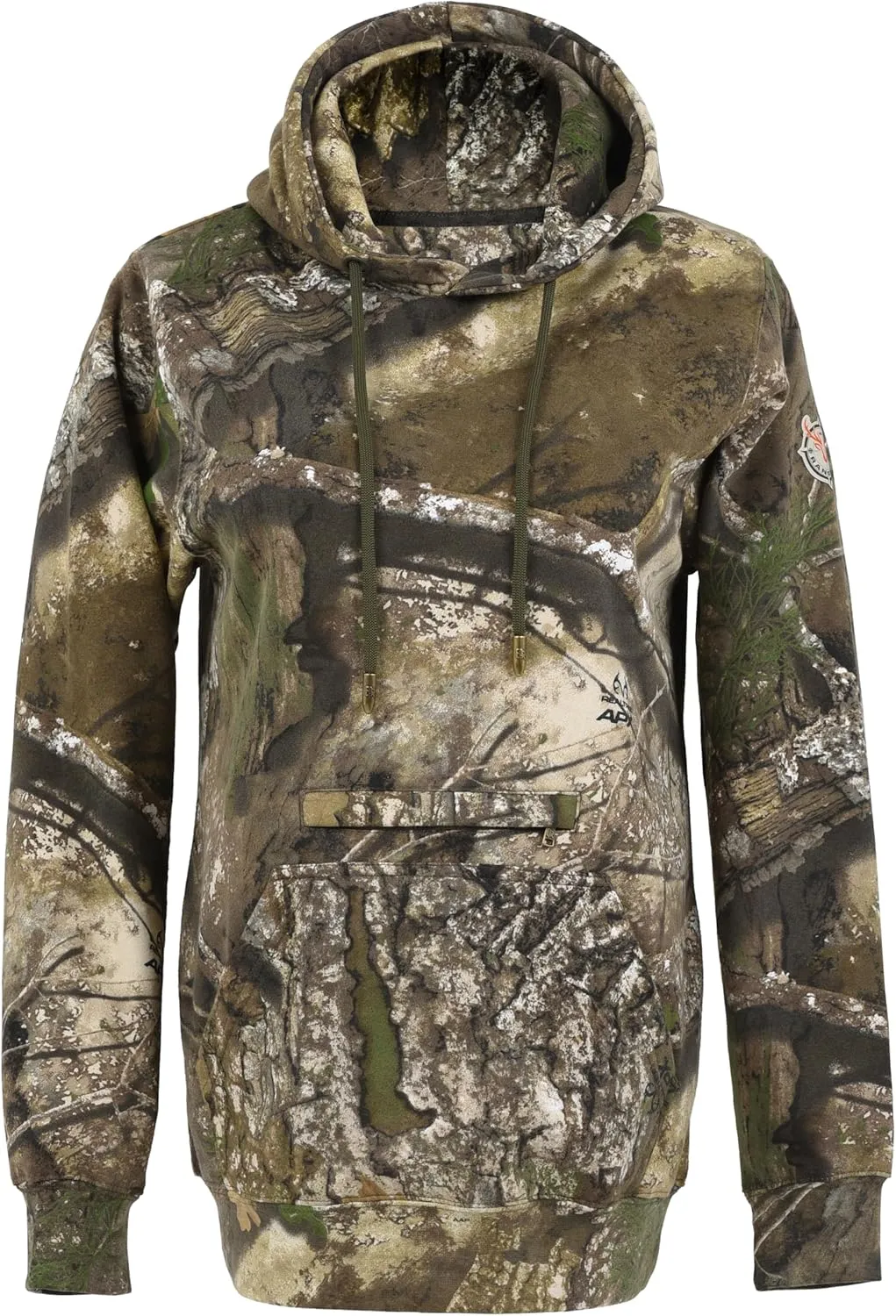 Realtree Apx Camouflage Premium Pullover Hoodies for Men and Women Hunting Gear with Zippered Pocket