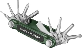 SmallRig x FILM RIOT 10-in-1 Folding Tool Set with Screwdrivers and Hex Key Wrenches, Multiple Angle Positioning, Portable and Compact Design (Green) - 4814