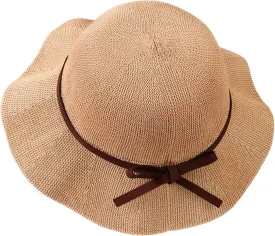 Summer Sun Hats for Women Wide Brim Beach Hats for Women UPF 50  Travel Foldable Beach Hat Floppy Knitted Sun Hat