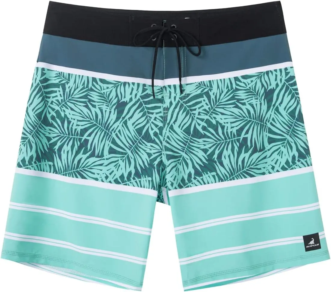 SURF CUZ Men's Board Short Beach Short 4-Way Stretch Swim Short