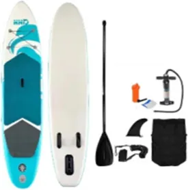 Surfboard SUP Surfboard Blue Inflatable Stand Up Paddle Board Ultralight Paddle Board with Accessories Fins Adjustable Surf Board Outdoor Recreation
