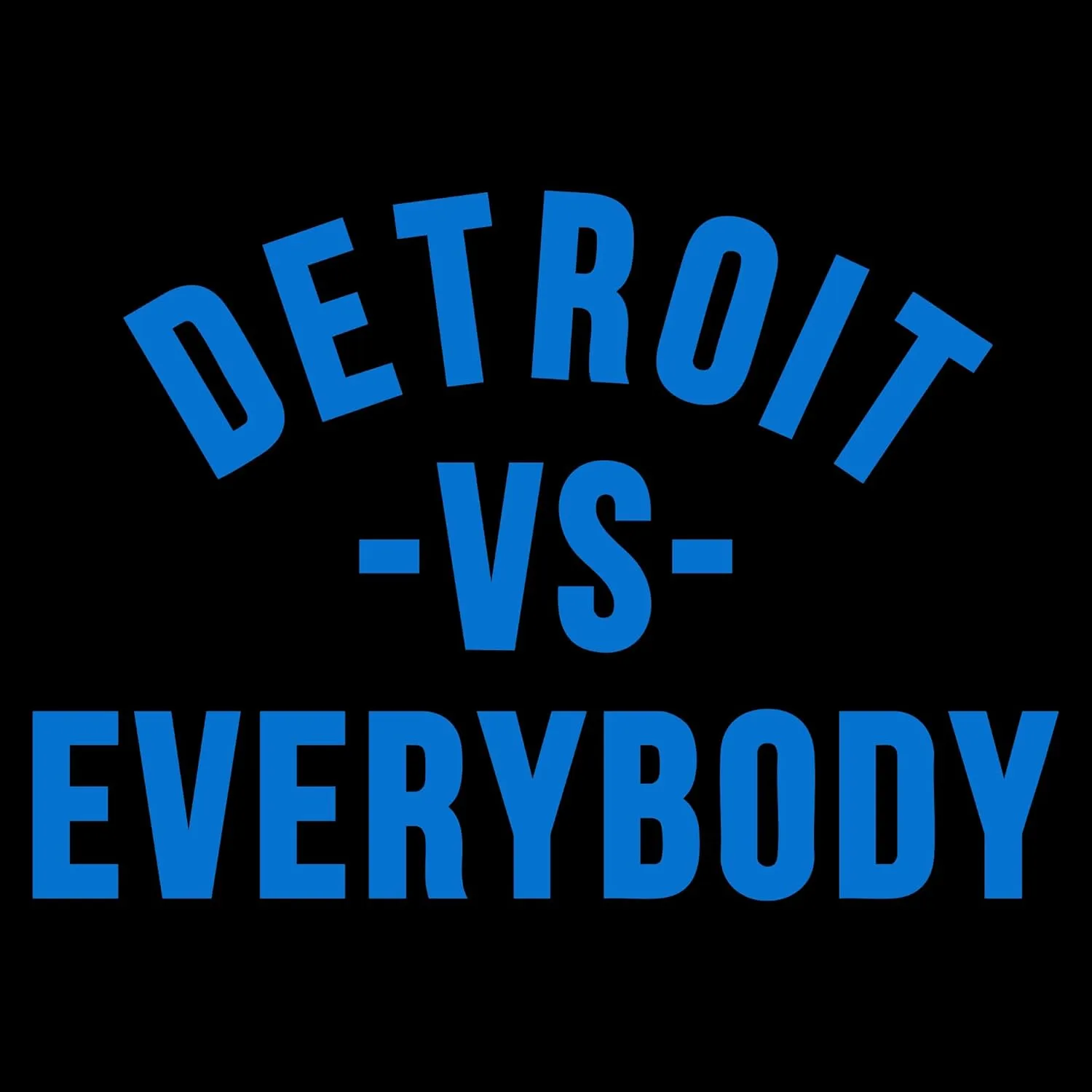UGP Campus Apparel Detroit Vs Everybody - Michigan Pride Crewneck Sweatshirt