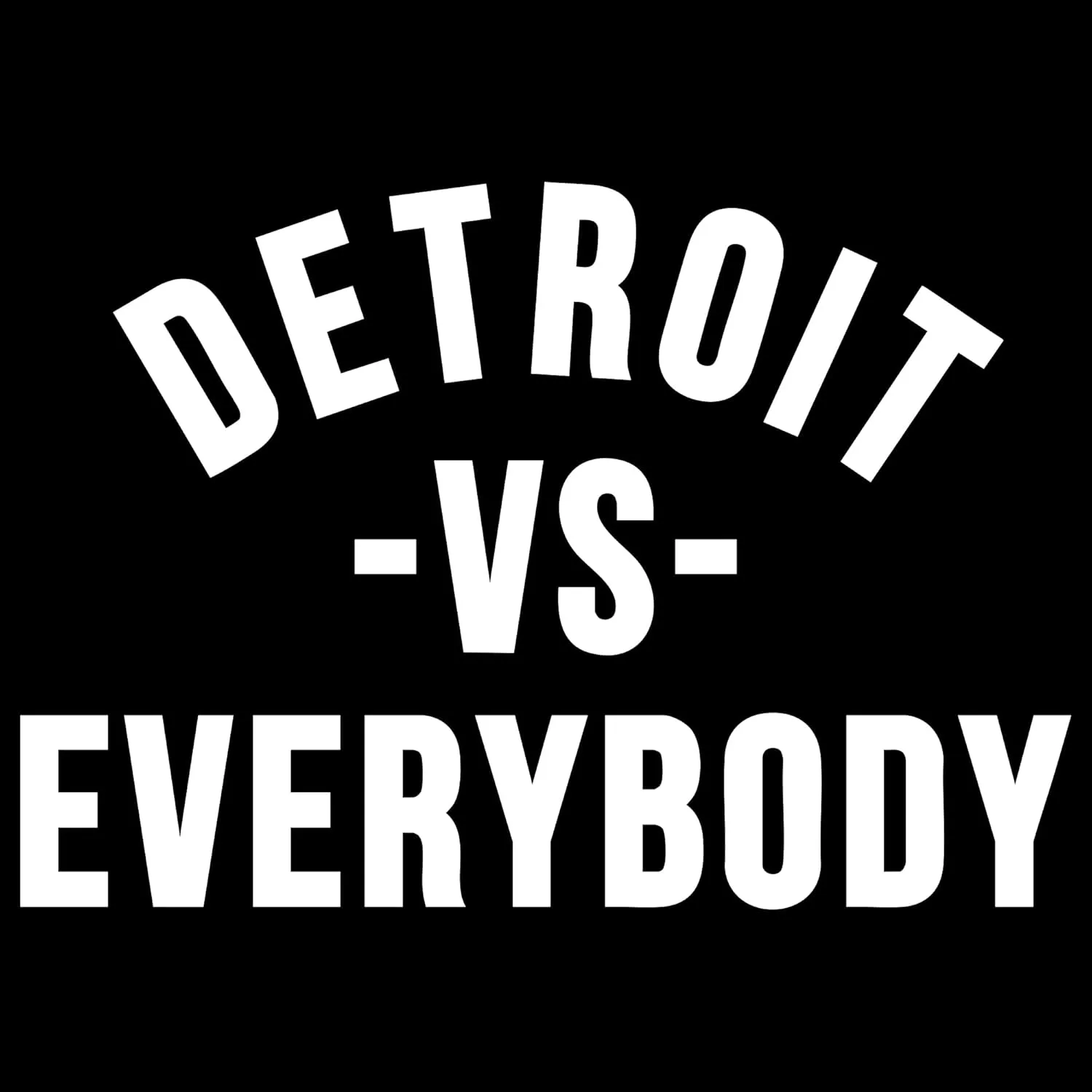 UGP Campus Apparel Detroit Vs Everybody - Michigan Pride Crewneck Sweatshirt