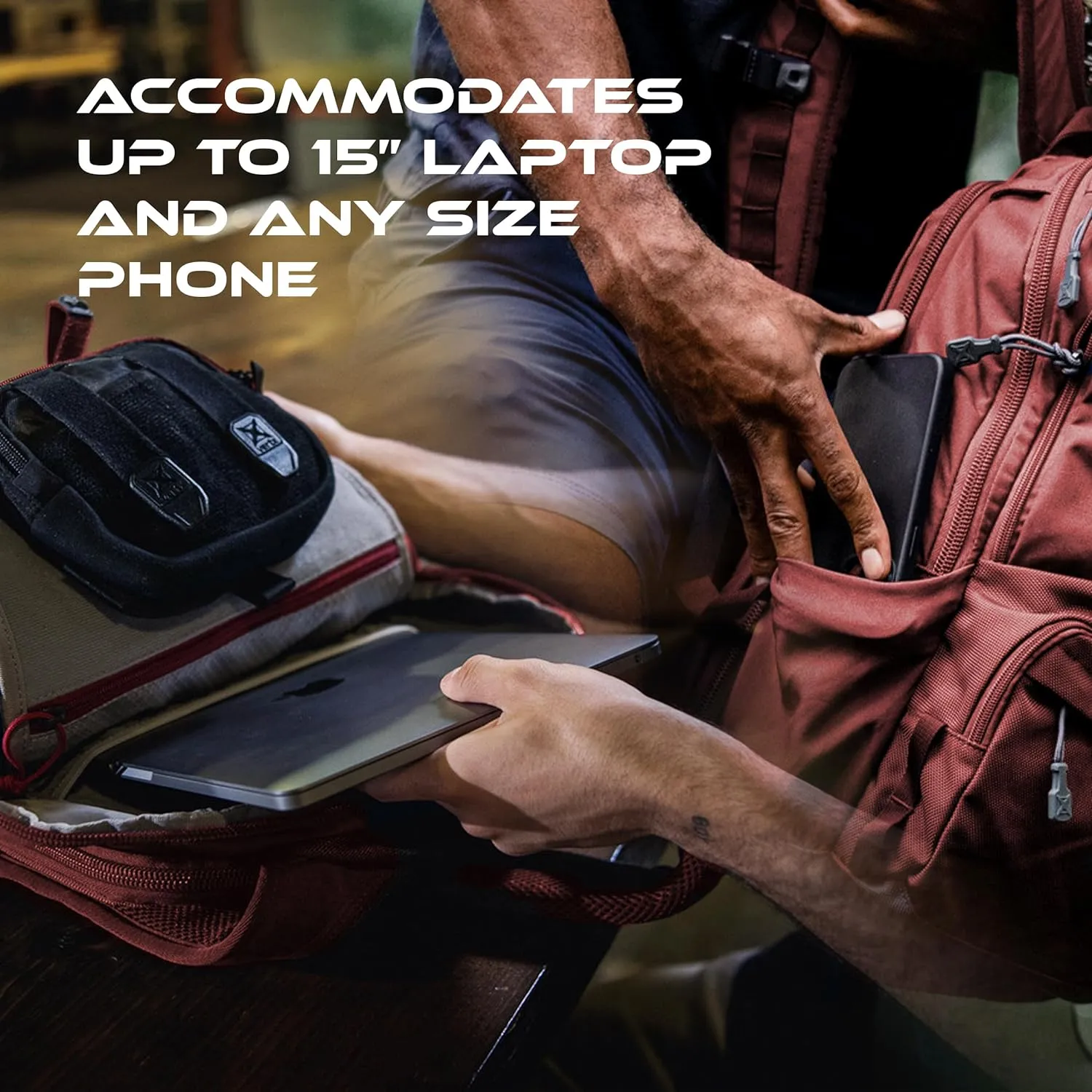 Vertx Ready Pack Tactical Backpack 20L for CCW, EDC, Travel, Work, Overlanding, Hiking, Camping, Tactical Gear, Tropic Multicam
