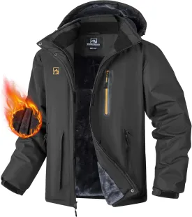 WENRONSTA Men's Ski Snow Jacket Winter Coat Warm Waterproof Windbreaker Mountain Snowboarding Hooded Hiking Traval